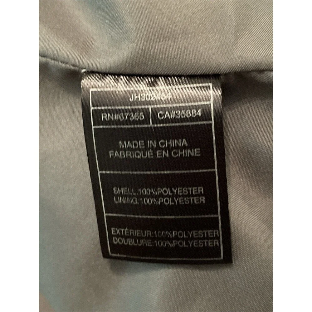Jack by BB Dakota Gray Faux Leather Moto Biker Jacket Womens Size Small